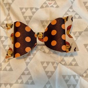 Halloween leather bow